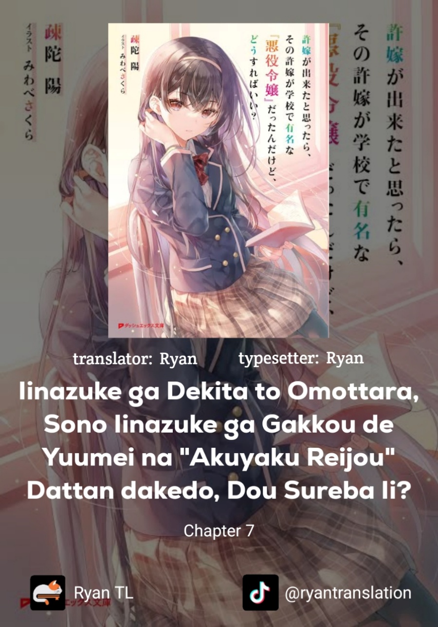 Iinazuke ga Dekita to Omottara, Sono Iinazuke ga Gakkou de Yuumei na “Akuyaku Reijou” Chapter 07 Bahasa Indonesia
