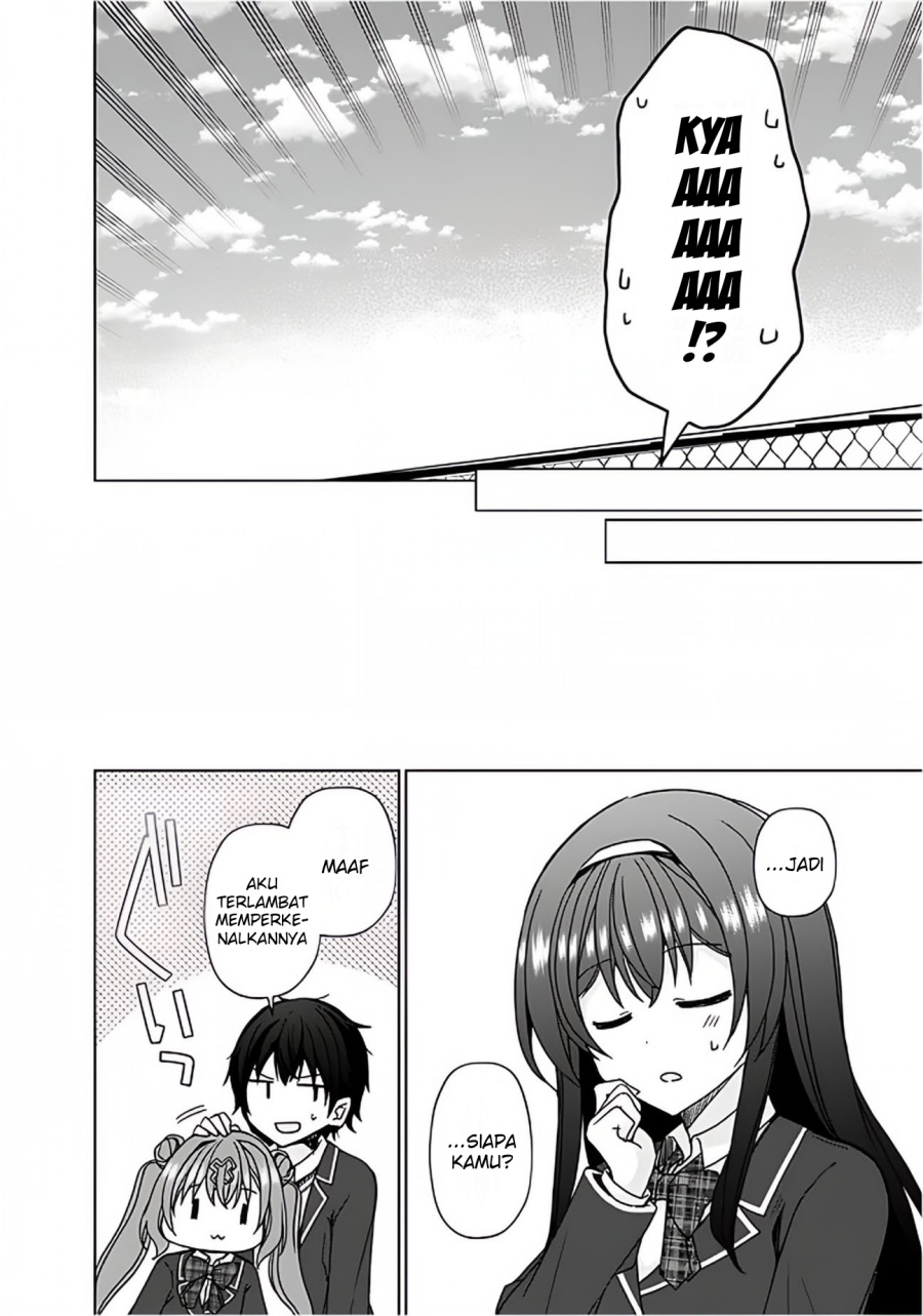 Iinazuke ga Dekita to Omottara, Sono Iinazuke ga Gakkou de Yuumei na “Akuyaku Reijou” Chapter 07 Bahasa Indonesia