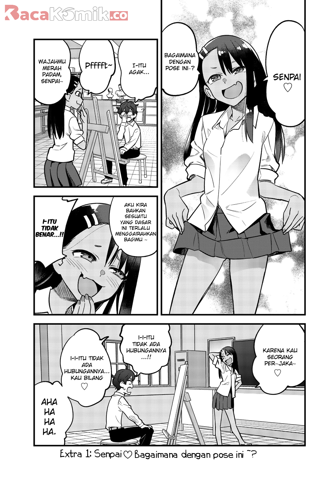 Ijiranaide, Nagatoro-san Chapter 46.5 Bahasa Indonesia