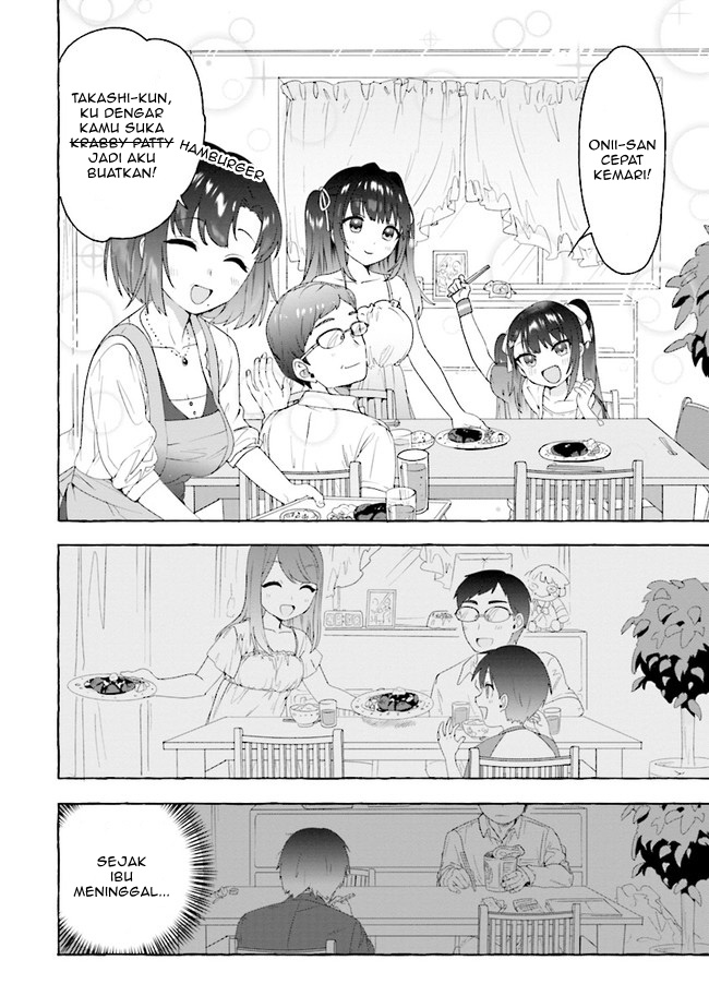 I’m Sandwiched Between Sweet and Spicy Step-Sisters (Amakara Gishimai ni Hasamarete Masu) chapter 1