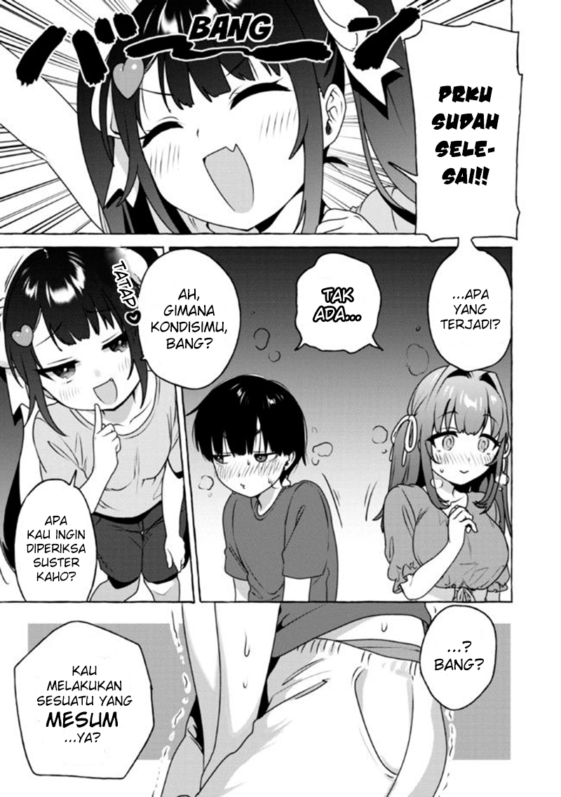 I’m Sandwiched Between Sweet and Spicy Step-Sisters (Amakara Gishimai ni Hasamarete Masu) chapter 11