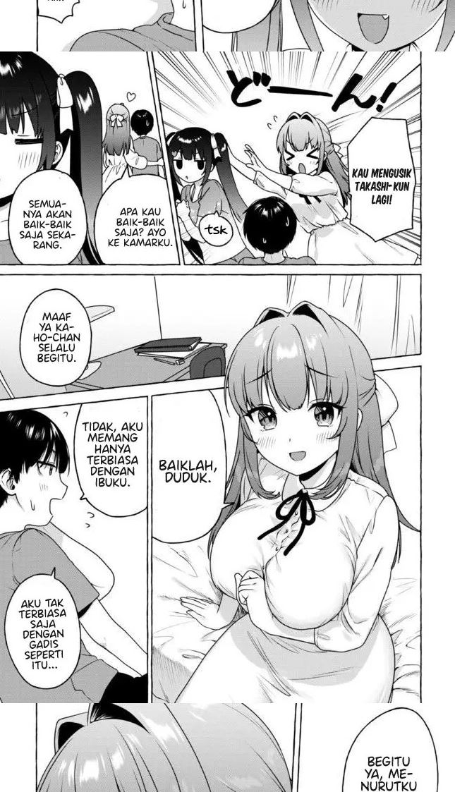 I’m Sandwiched Between Sweet and Spicy Step-Sisters (Amakara Gishimai ni Hasamarete Masu) chapter 13