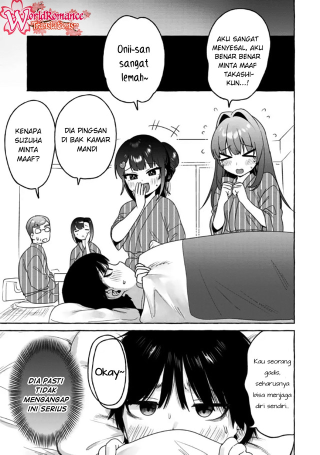 I’m Sandwiched Between Sweet and Spicy Step-Sisters (Amakara Gishimai ni Hasamarete Masu) chapter 16