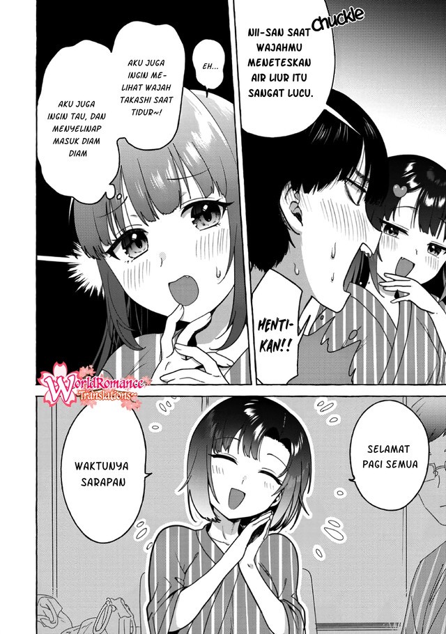 I’m Sandwiched Between Sweet and Spicy Step-Sisters (Amakara Gishimai ni Hasamarete Masu) chapter 17