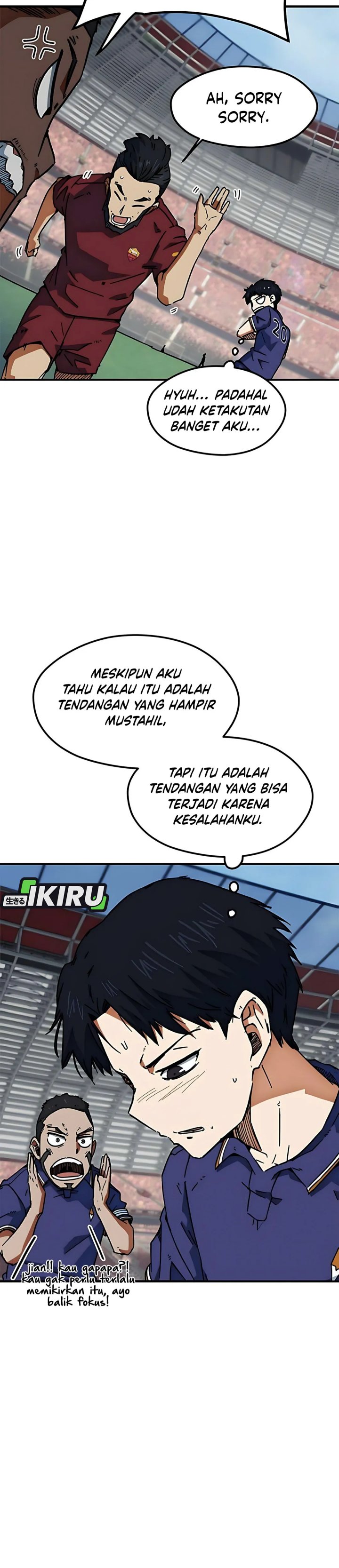 I’m Being Misunderstood as a Soccer Genius Chapter 37 Bahasa Indonesia