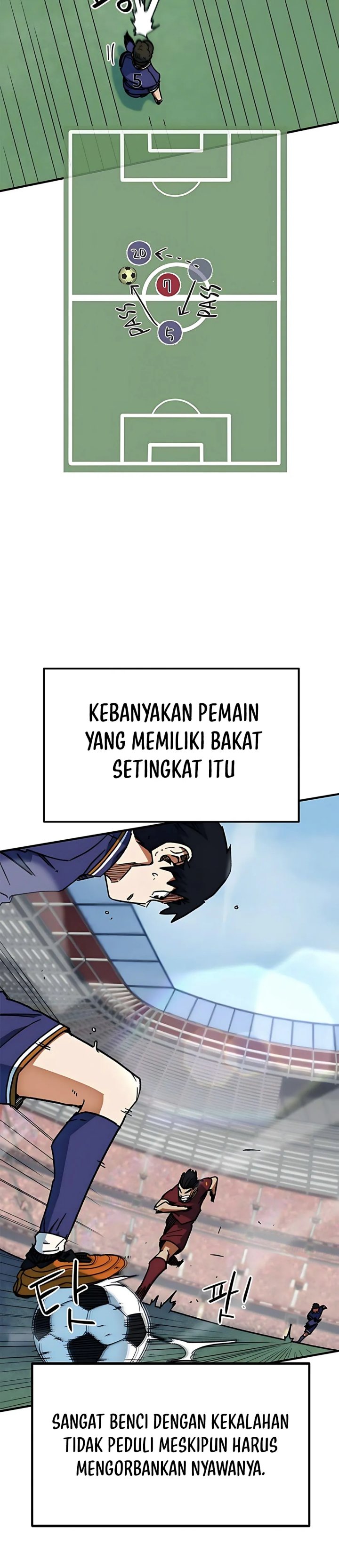 I’m Being Misunderstood as a Soccer Genius Chapter 37 Bahasa Indonesia