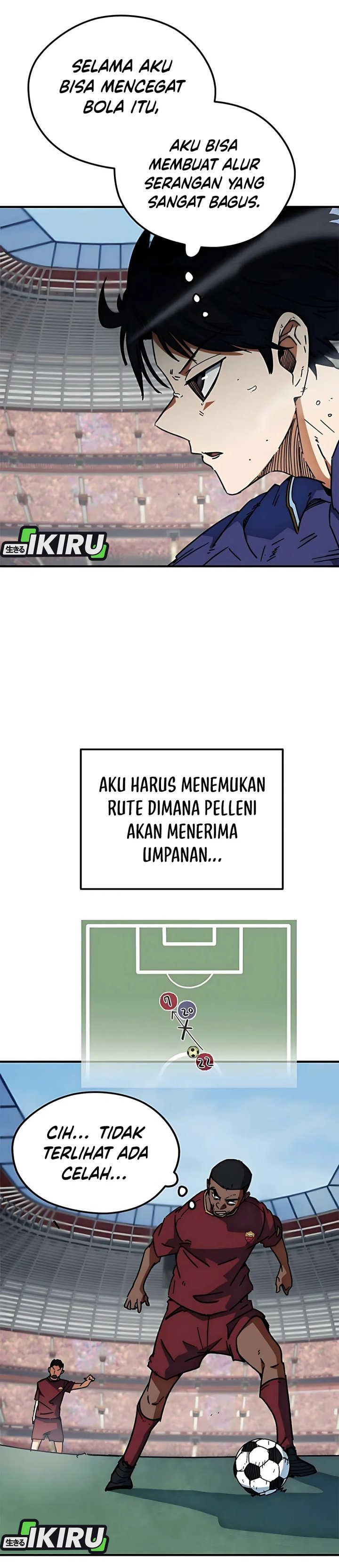I’m Being Misunderstood as a Soccer Genius Chapter 37 Bahasa Indonesia