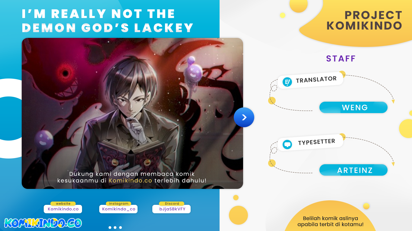 I’m Really Not The Demon God’s Lackey Chapter 77 Bahasa Indonesia
