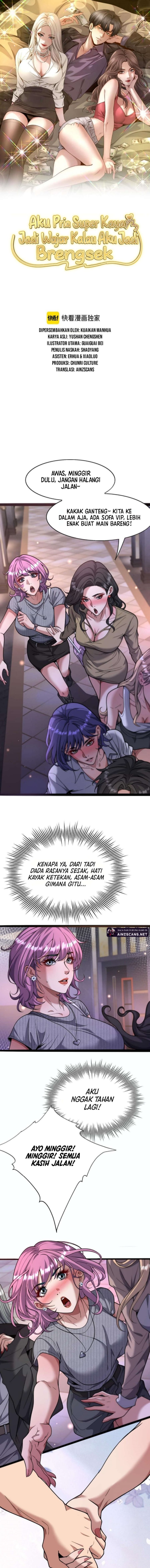 I’m a Super Rich Guy, So It’s Reasonable For Me to Be a Scumbag Chapter 15 Bahasa Indonesia