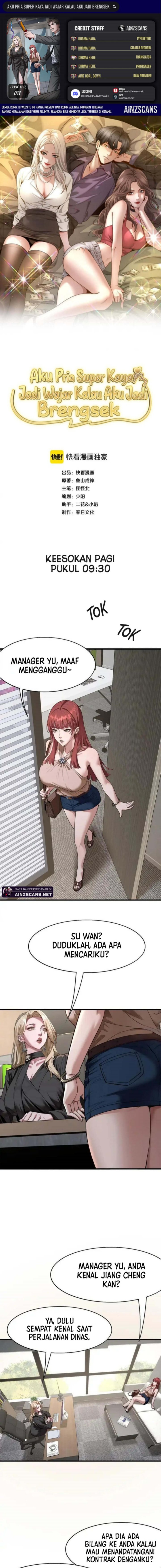 I’m a Super Rich Guy, So It’s Reasonable For Me to Be a Scumbag Chapter 17 Bahasa Indonesia