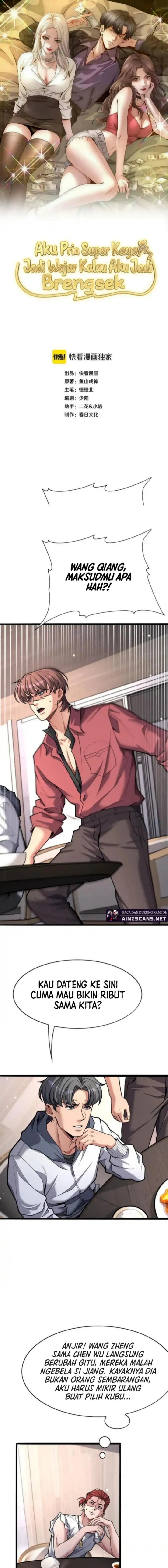 I’m a Super Rich Guy, So It’s Reasonable For Me to Be a Scumbag Chapter 21 Bahasa Indonesia