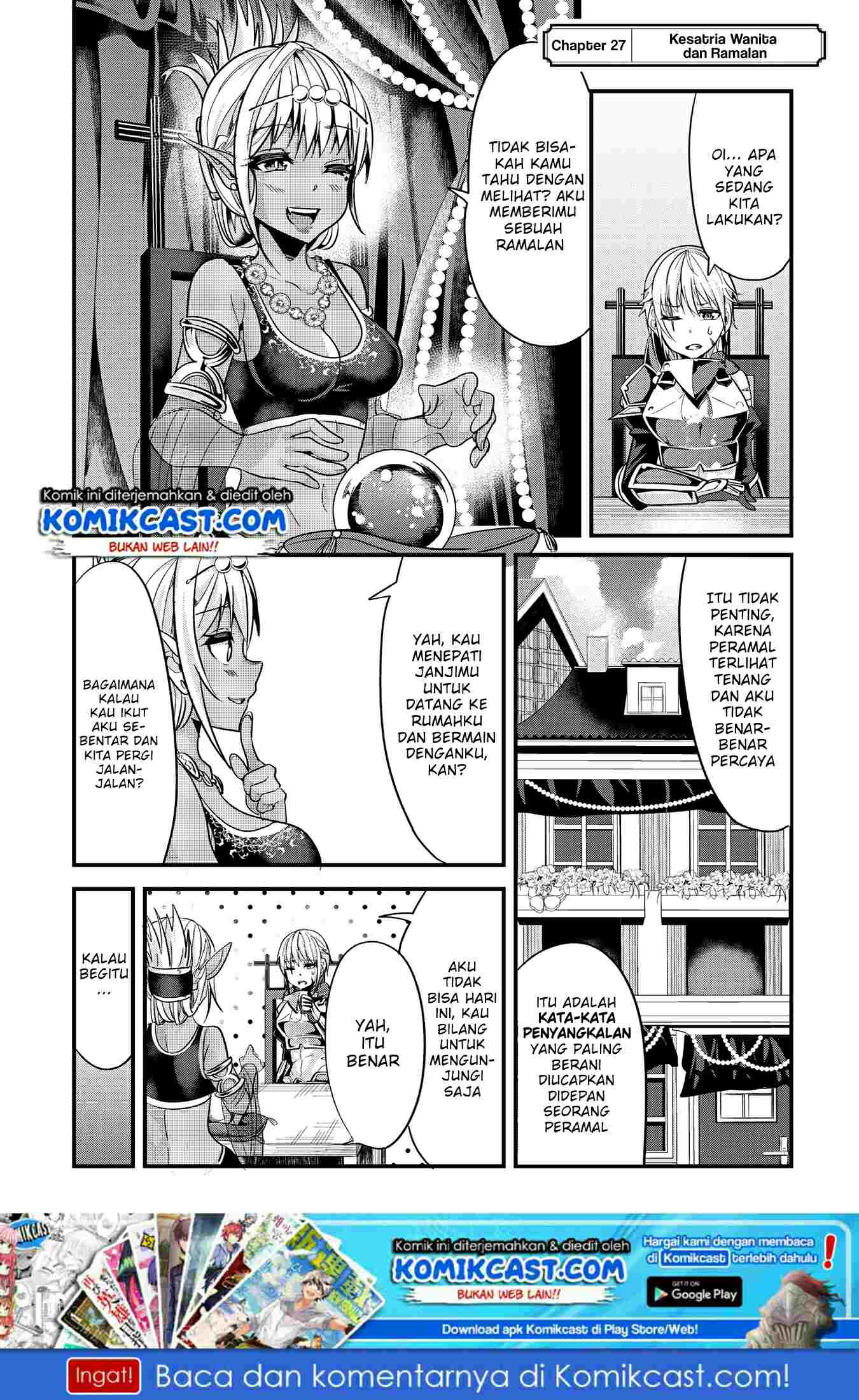 Ima Made Ichido mo Onna Atsukaisareta koto ga nai Onna Kishi wo Onna Atsukai suru chapter 27