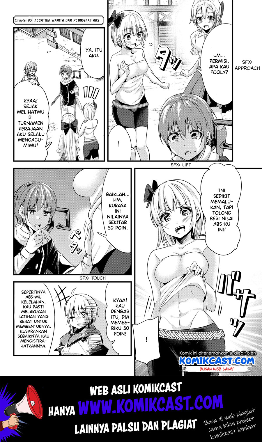 Ima Made Ichido mo Onna Atsukaisareta koto ga nai Onna Kishi wo Onna Atsukai suru chapter 95