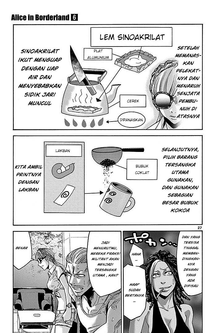 Imawa no Kuni no Alice (Alice in Borderland) chapter 23