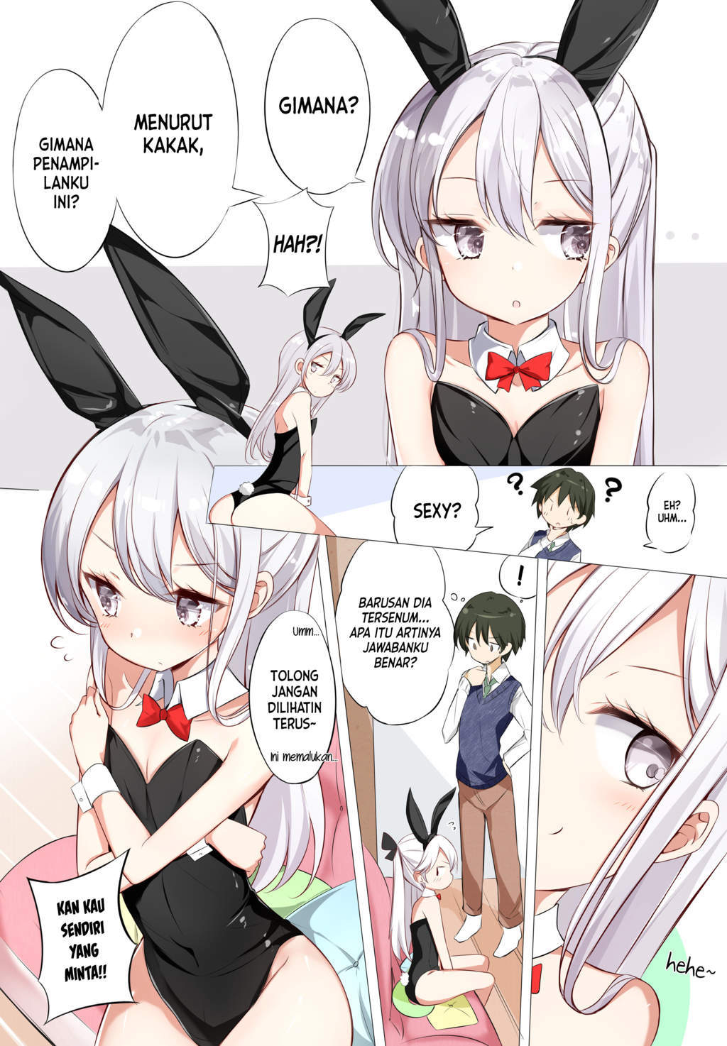 Imouto ga Ichi Nichi Ikka Shika Me wo Awasete Kurenai chapter 1