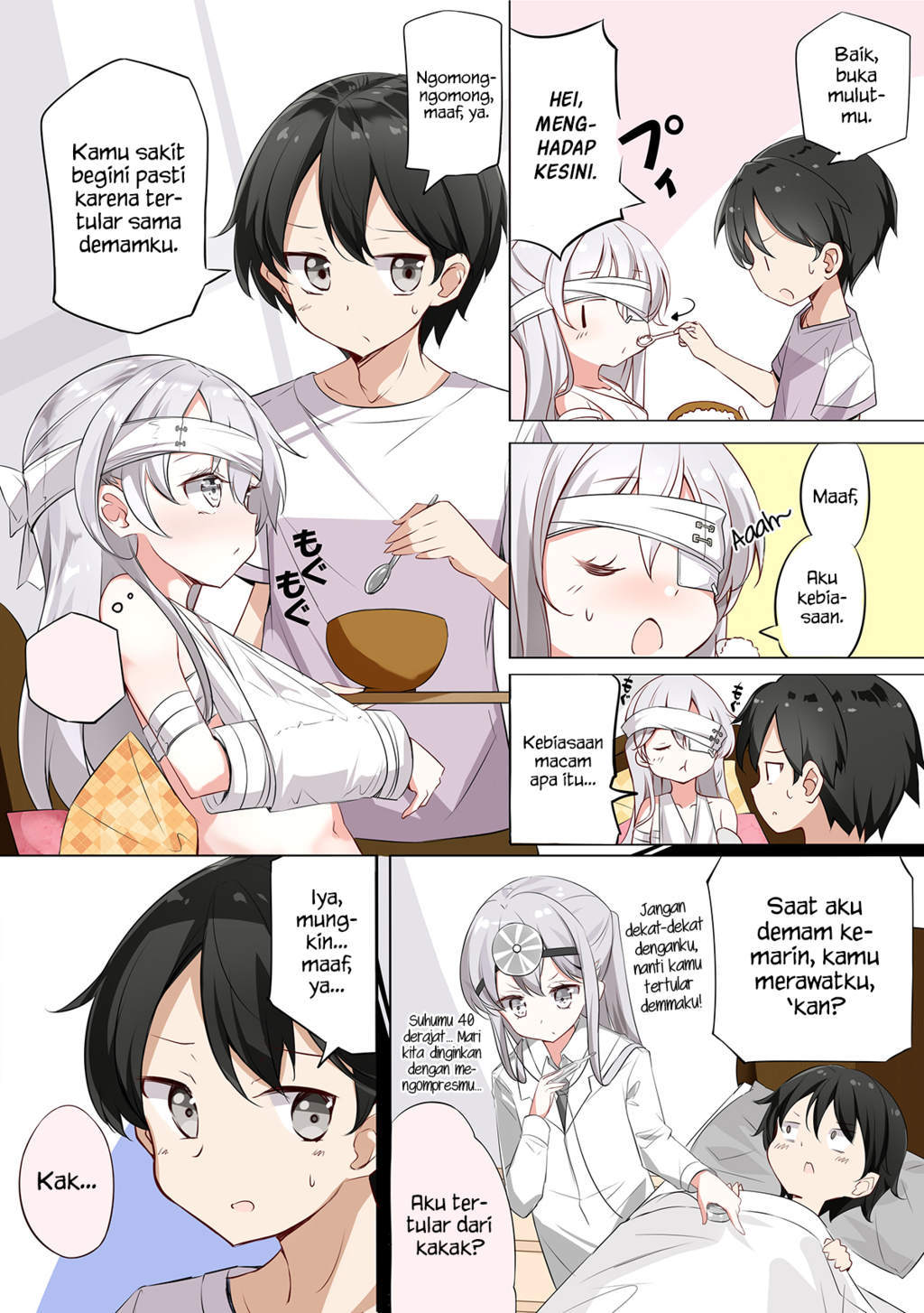 Imouto ga Ichi Nichi Ikka Shika Me wo Awasete Kurenai Chapter 06 Bahasa Indonesia