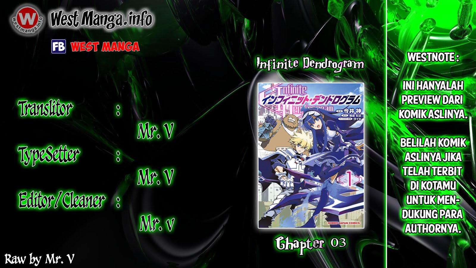 Infinite Dendrogram Chapter 03 Bahasa Indonesia