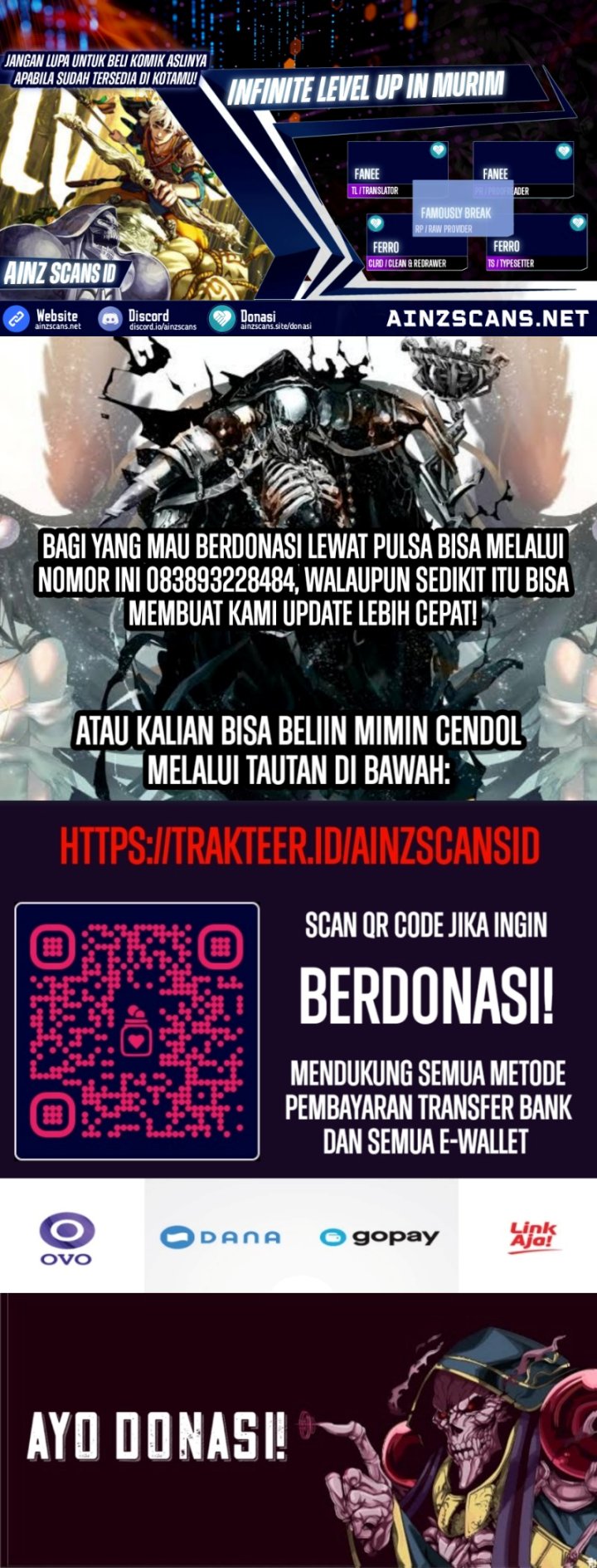 Infinite Level Up in Murim Chapter 213 Bahasa Indonesia