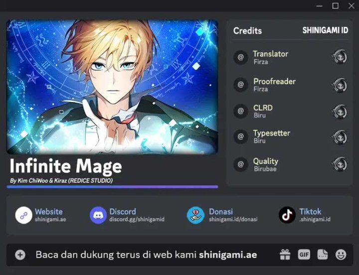 Infinite Mage Chapter 57 Bahasa Indonesia