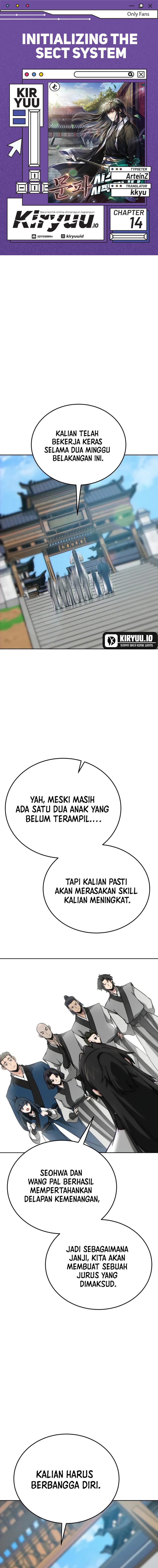 Initializing the Sect System Chapter 14 Bahasa Indonesia