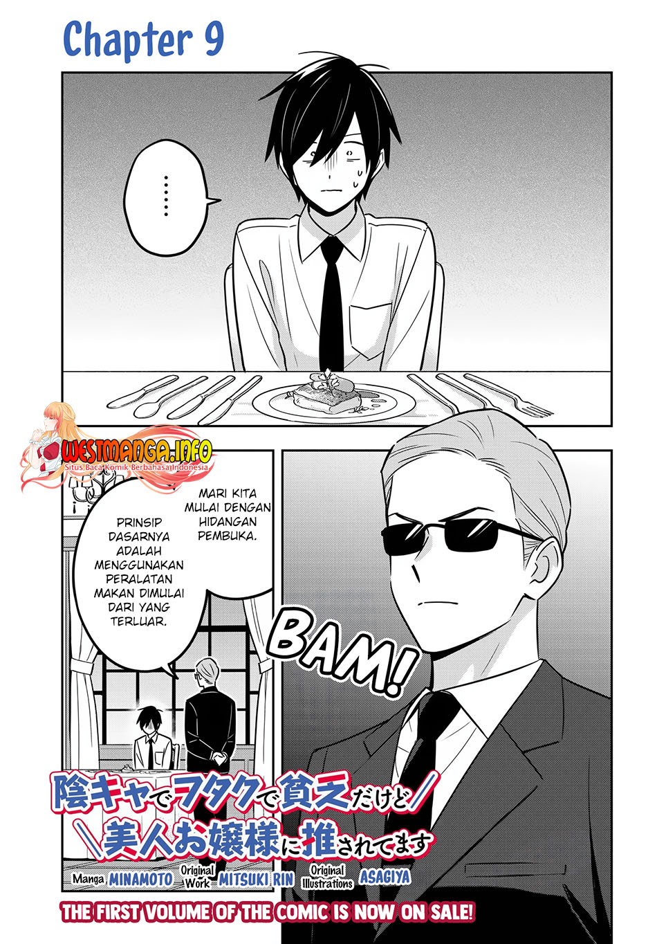 Inkya de Wotaku de Binbou Dakedo Bijin Ojou-sama ni Osaretemasu Chapter 09 Bahasa Indonesia