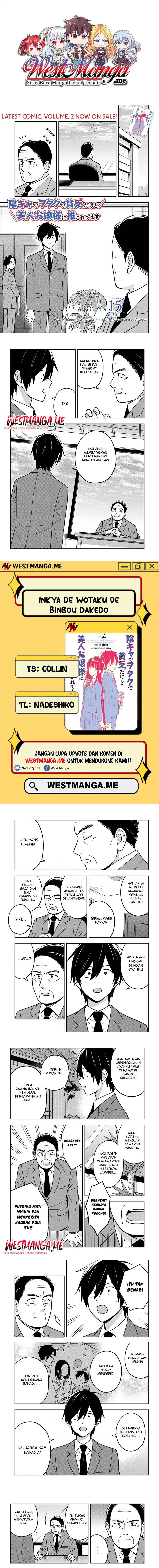 Inkya de Wotaku de Binbou Dakedo Bijin Ojou-sama ni Osaretemasu chapter 15