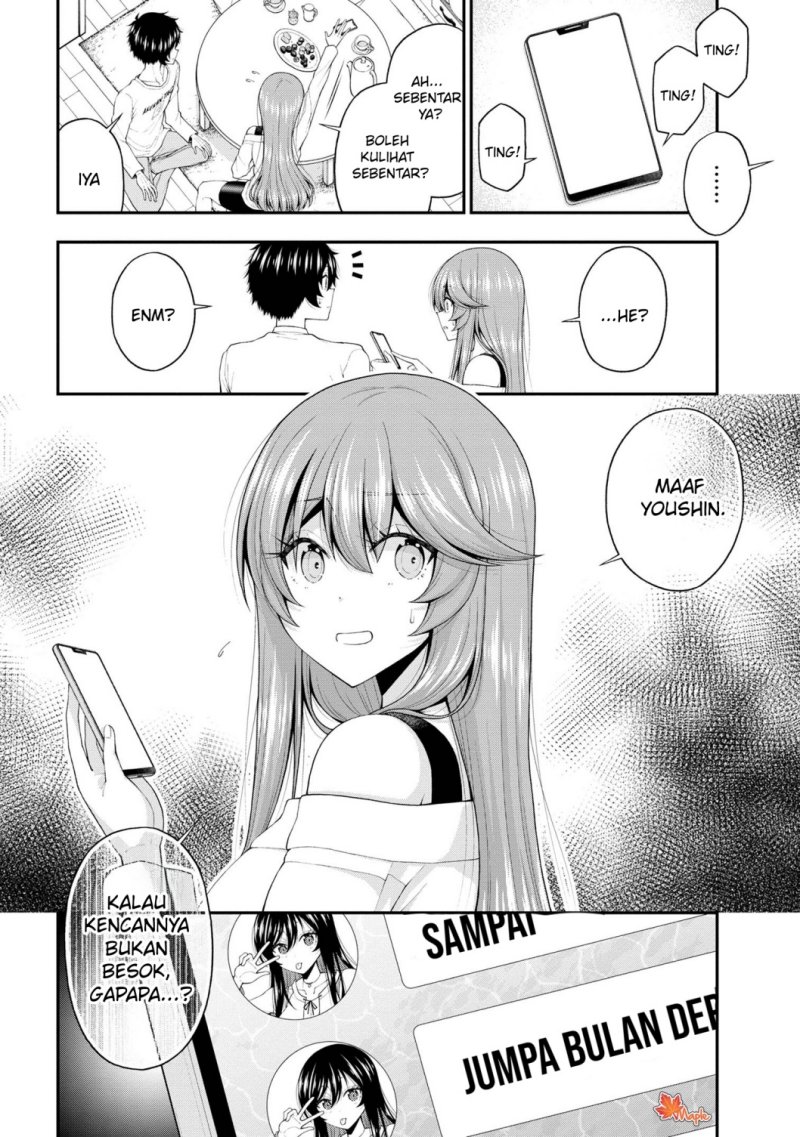 Inkya no Boku ni Batsu Game ni Kokuhaku Shitekita Hazu no Gyaru ga, Doumitemo Boku ni Betahore Desu Chapter 19 Bahasa Indonesia