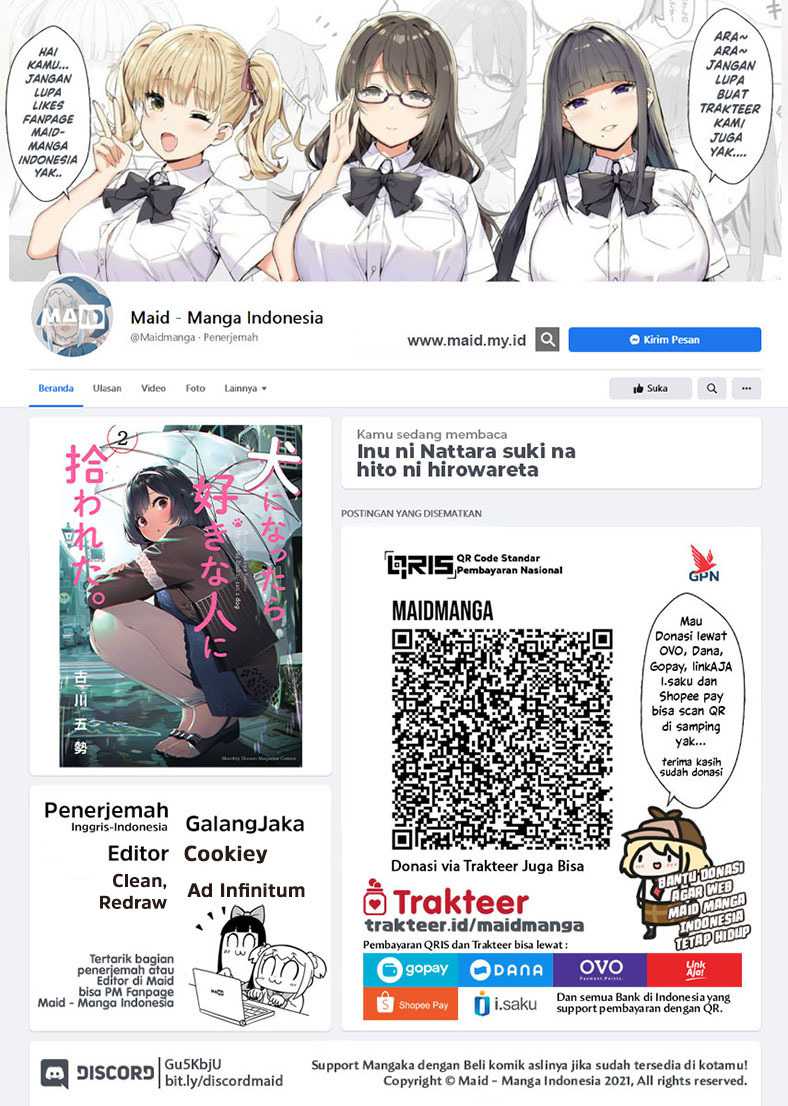 Inu ni Nattara Suki na Hito ni Hirowareta chapter 18