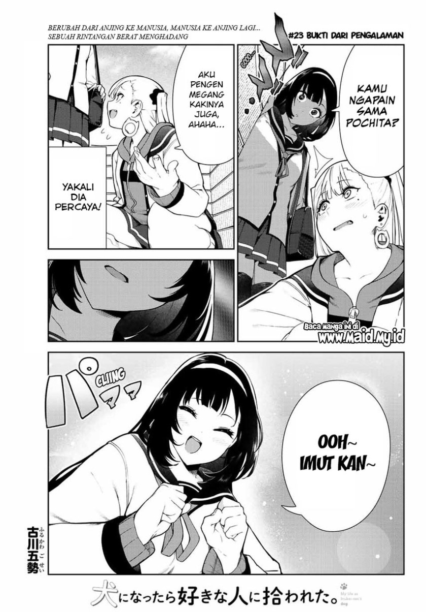 Inu ni Nattara Suki na Hito ni Hirowareta chapter 23