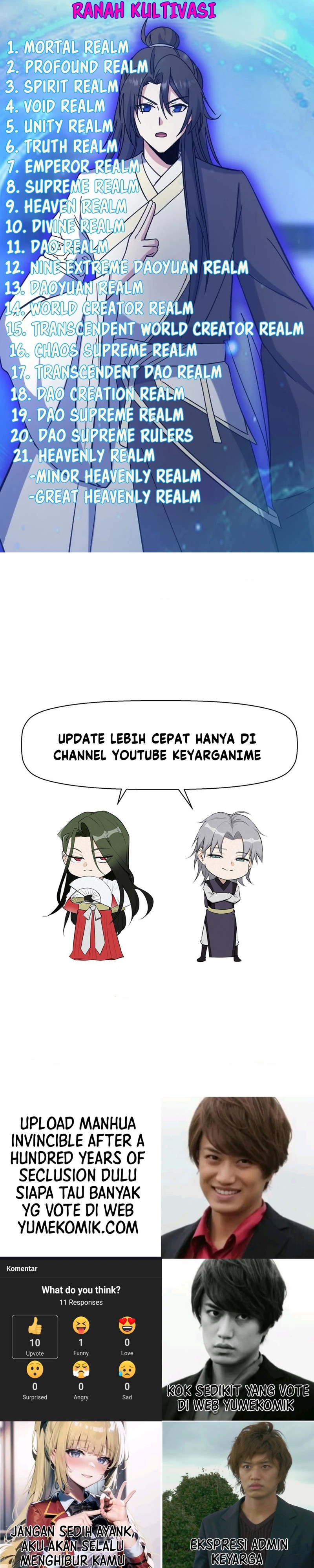 Invincible After a Hundred Years of Seclusion chapter 112