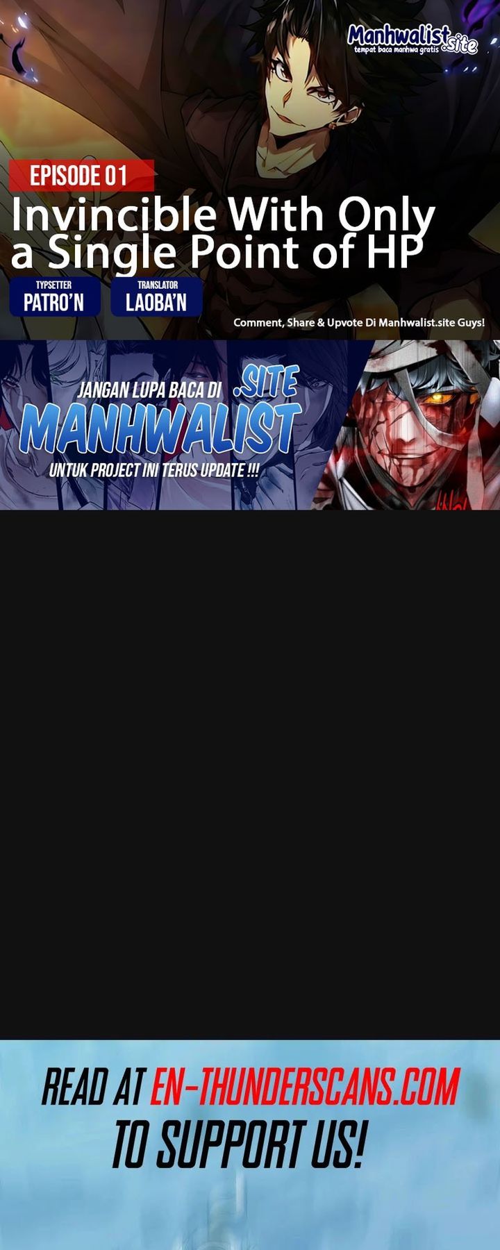 Invincible With Only a Single Point of HP chapter 1