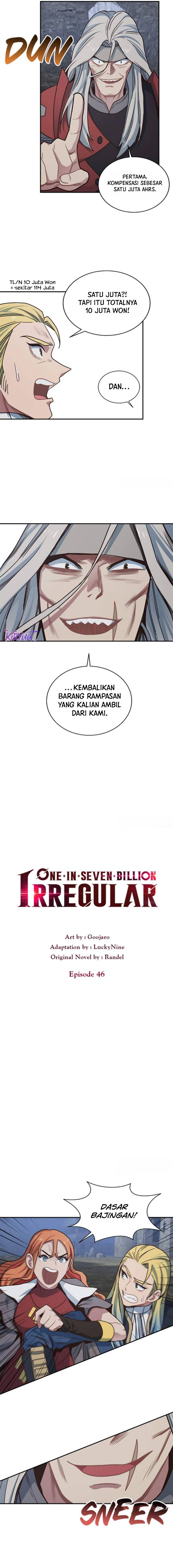 Irregular Of 1 In 7 Billion Chapter 46 Bahasa Indonesia
