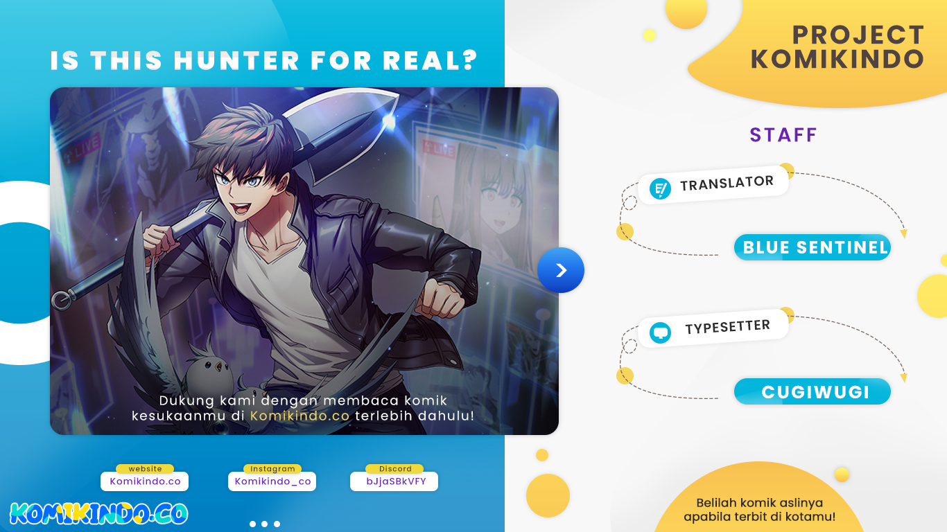 Is this Hunter for Real?! Chapter 58 Bahasa Indonesia