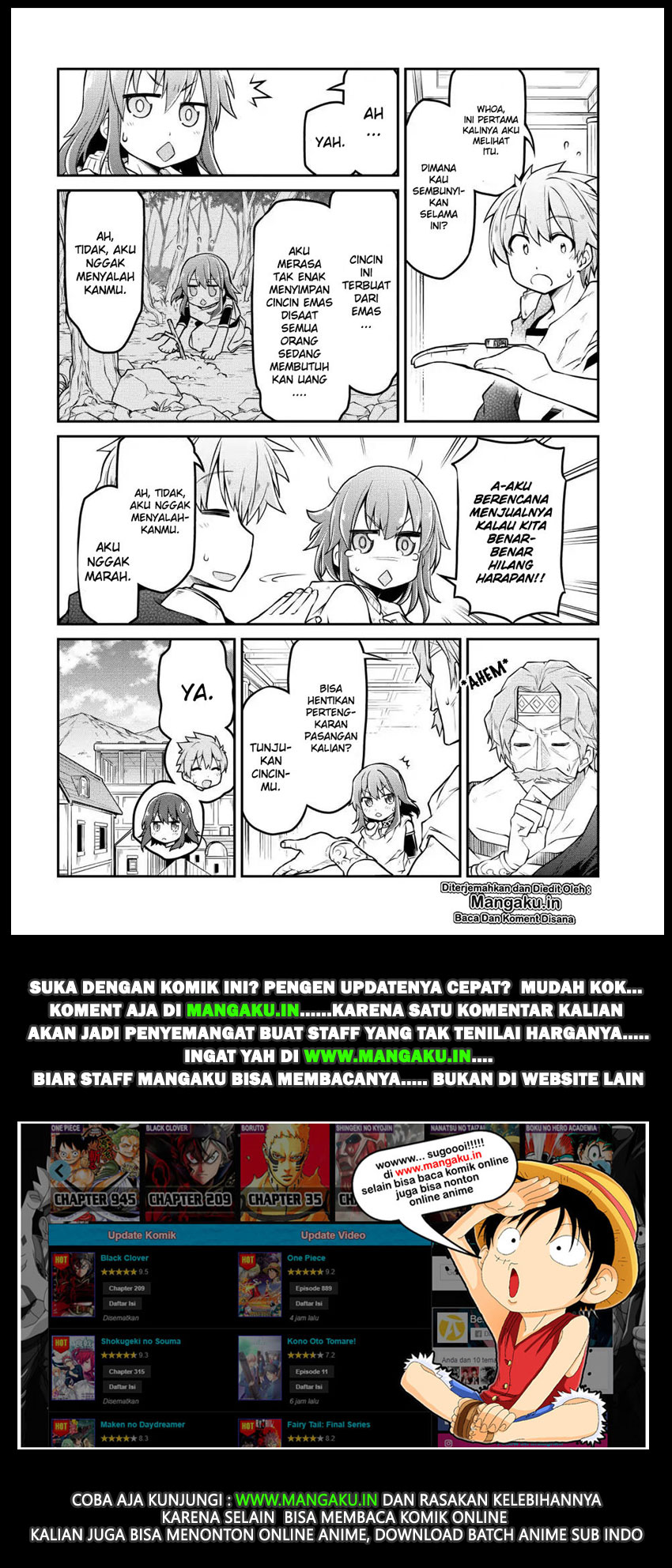 Isekai Kenkokuki Chapter 20.2 Bahasa Indonesia
