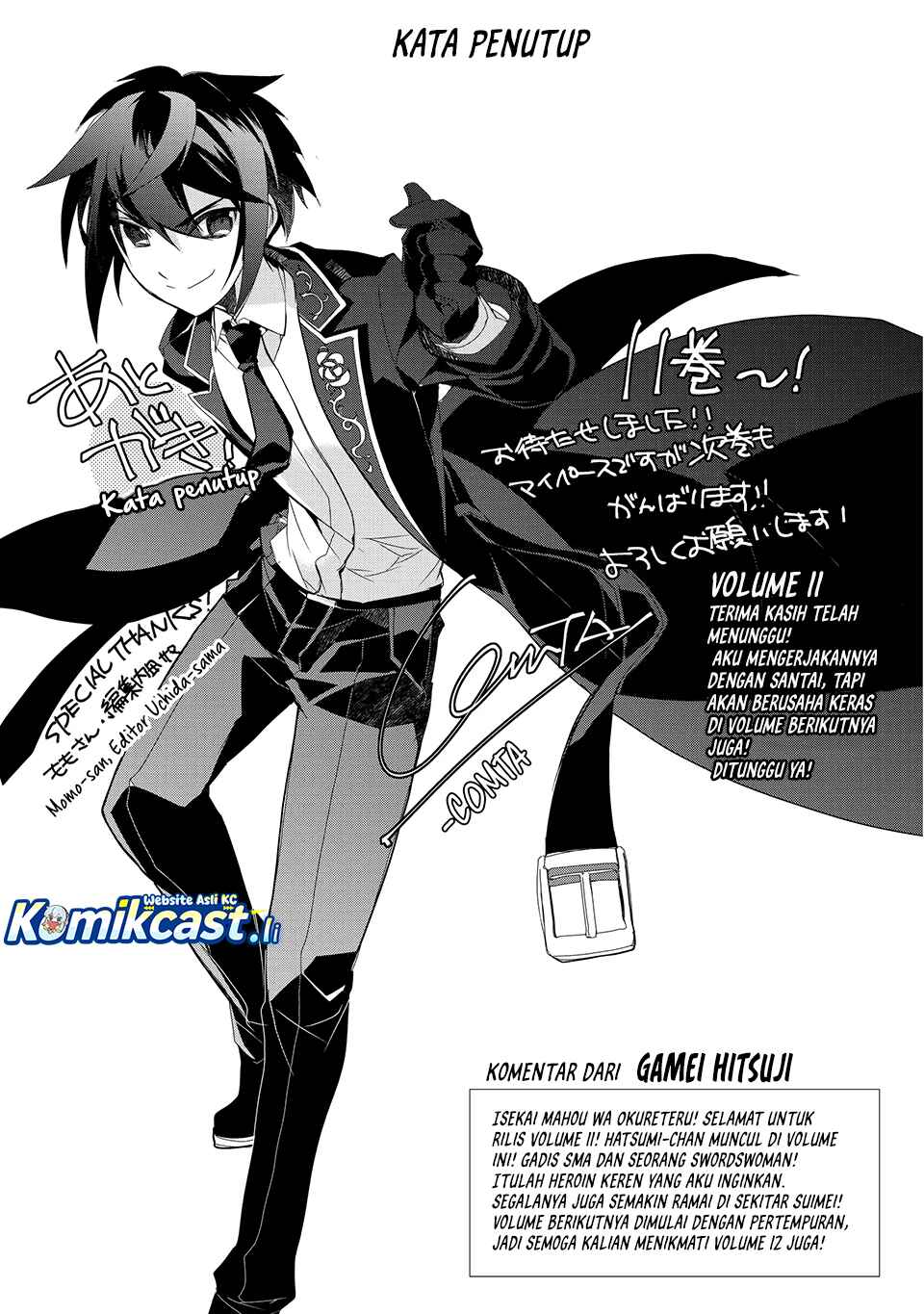 Isekai Mahou wa Okureteru! Chapter 55.5 Bahasa Indonesia