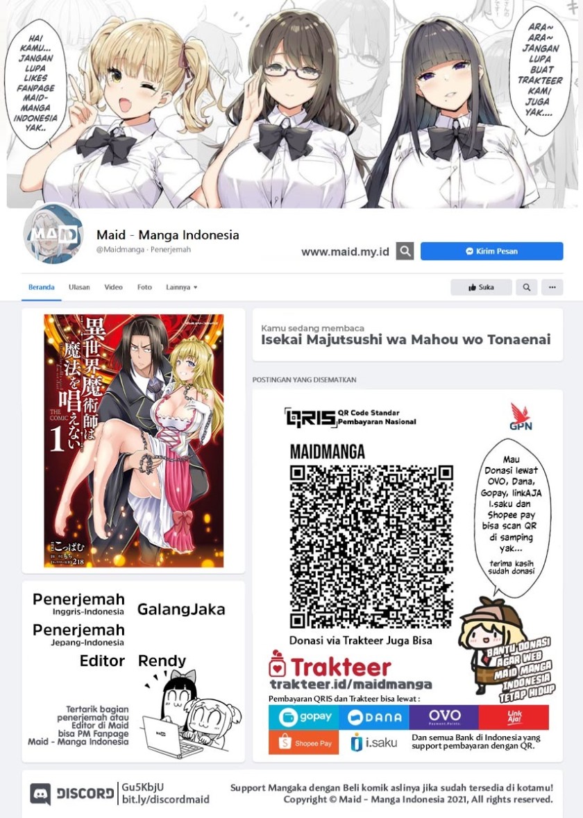 Isekai Majutsushi wa Mahou wo Tonaenai chapter 10