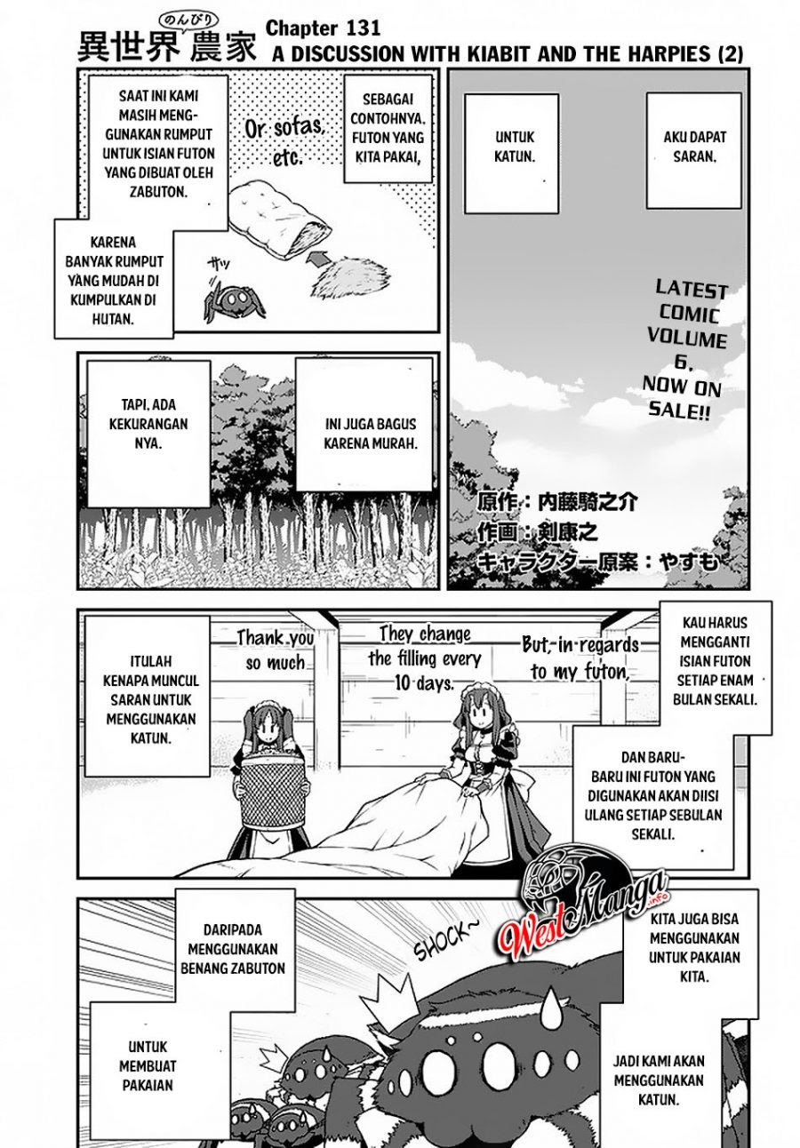 Isekai Nonbiri Nouka chapter 131