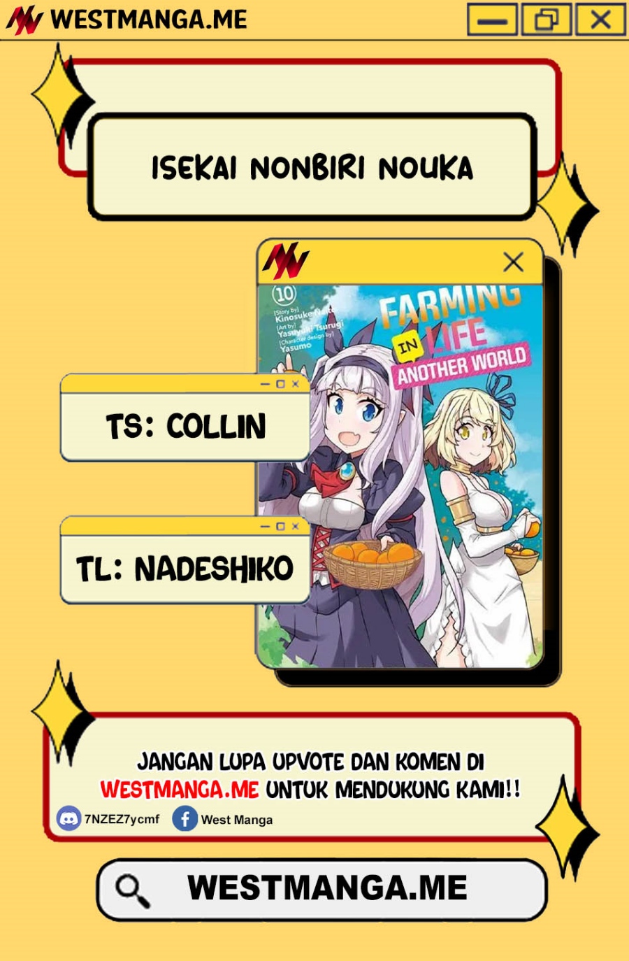 Isekai Nonbiri Nouka Chapter 281 Bahasa Indonesia