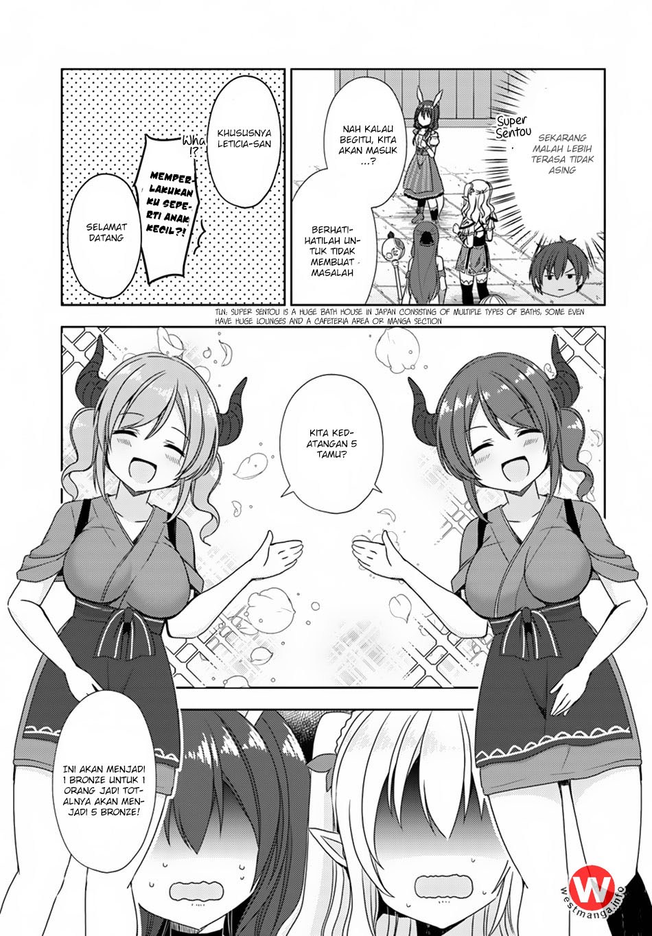 Isekai Onsen ni Tensei shita Ore no Kounou ga Tondemosugiru Chapter 11 Bahasa Indonesia
