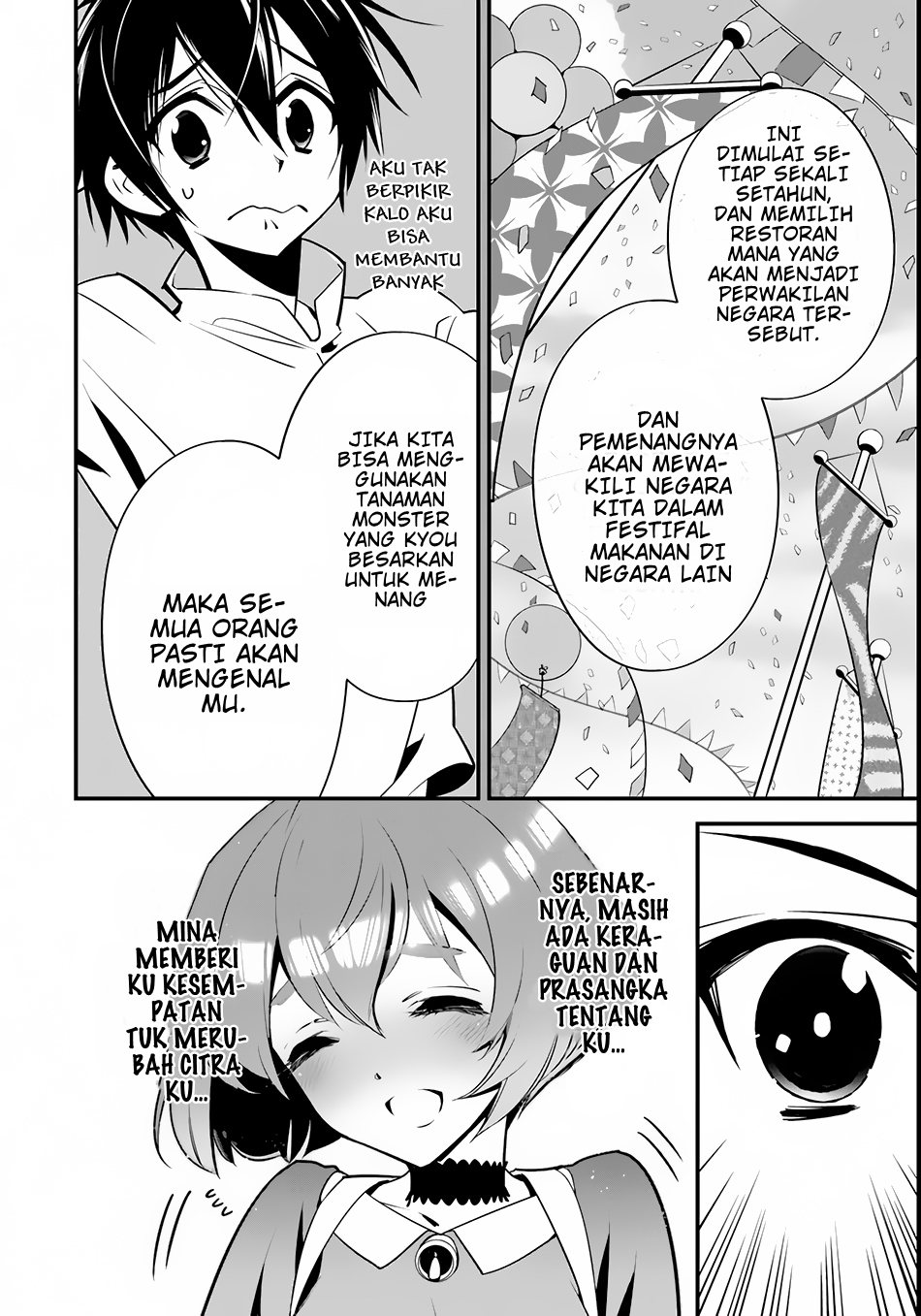Isekai desu ga Mamono Saibai shiteimasu. chapter 4