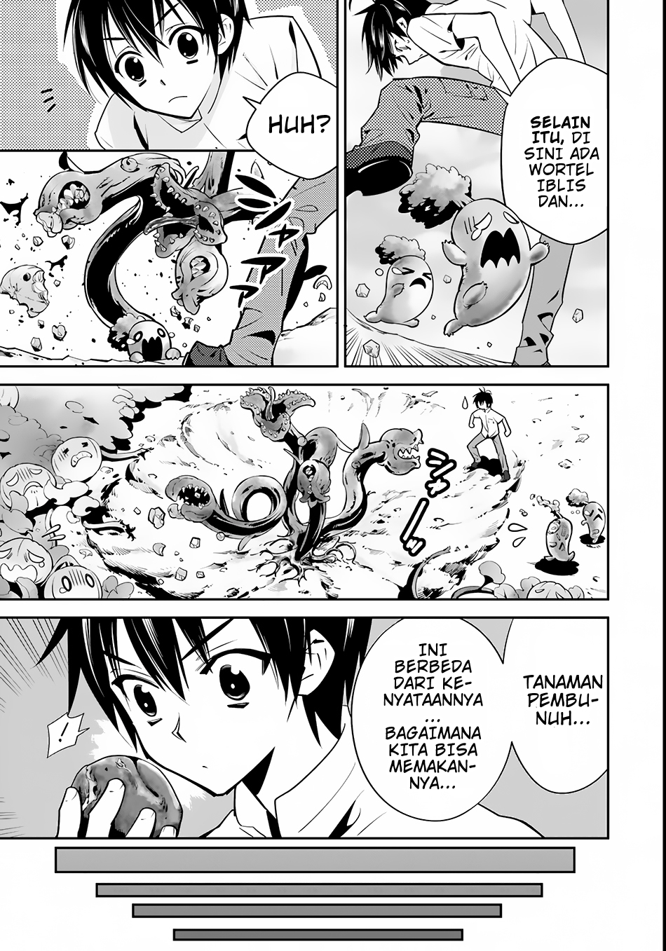 Isekai desu ga Mamono Saibai shiteimasu. chapter 4