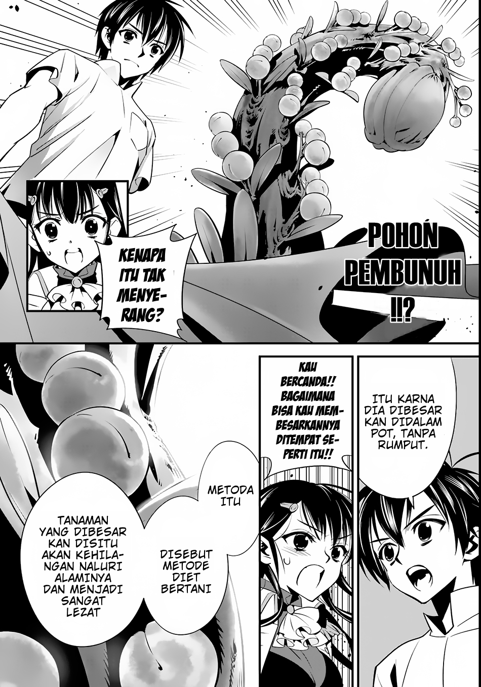Isekai desu ga Mamono Saibai shiteimasu. chapter 4