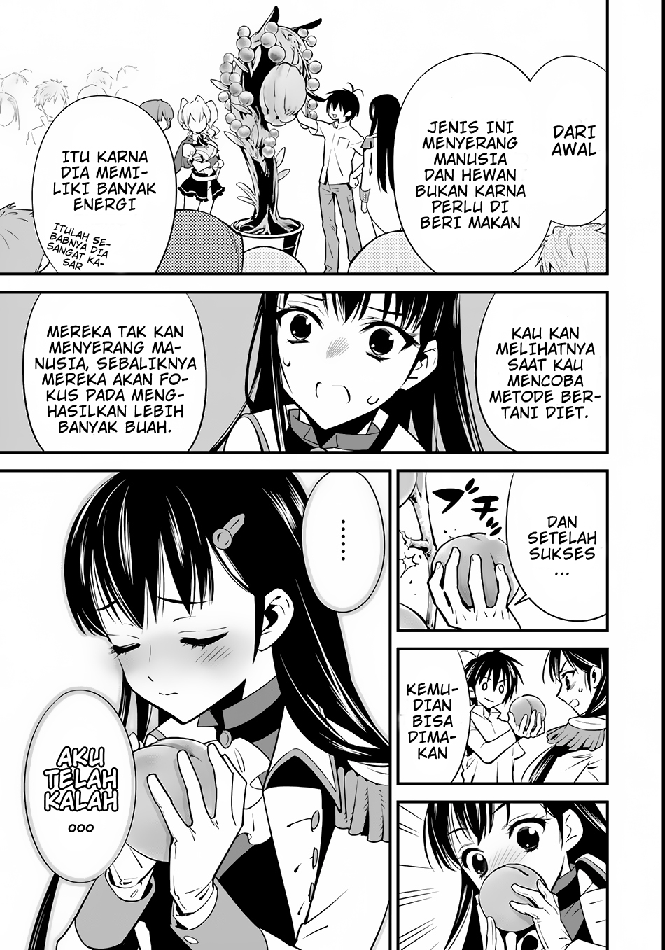 Isekai desu ga Mamono Saibai shiteimasu. chapter 4