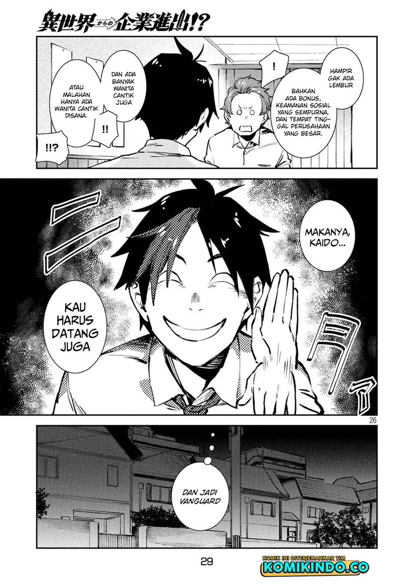 Isekai Kara no Kigyou Shinshutsu?! Chapter 08.2 Bahasa Indonesia
