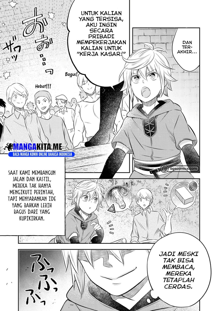 Isekai no Binbou Nouka ni Tensei Shitanode, Renga o Tsukutte Shiro o Tateru Koto ni Shimashita Chapter 17.1 Bahasa Indonesia