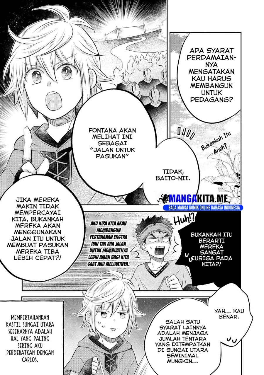 Isekai no Binbou Nouka ni Tensei Shitanode, Renga o Tsukutte Shiro o Tateru Koto ni Shimashita Chapter 17.1 Bahasa Indonesia