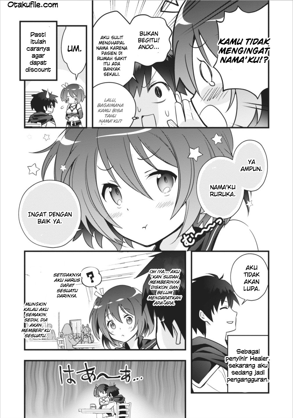 Isekai no Meikyuu Toshi de Chiyu Mahoutsukai Yattemasu chapter 1