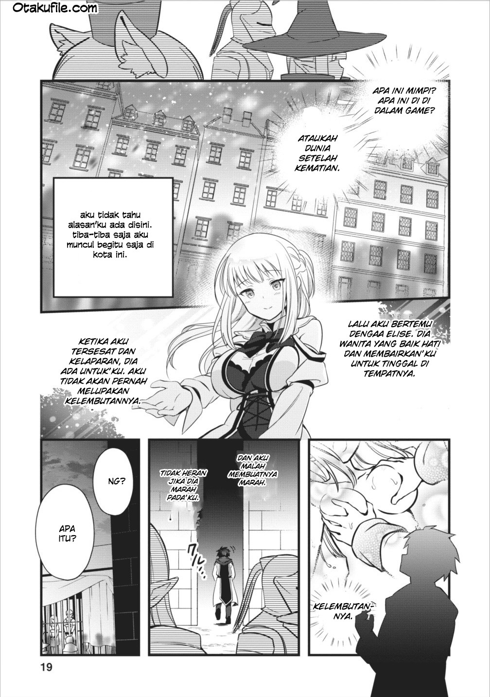 Isekai no Meikyuu Toshi de Chiyu Mahoutsukai Yattemasu chapter 1