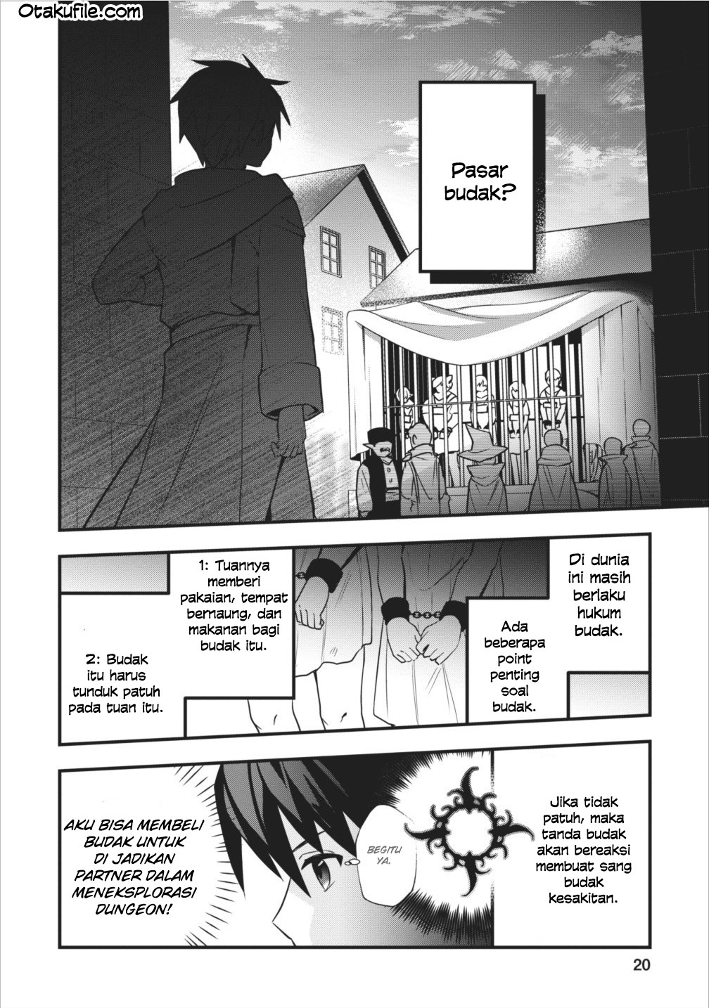 Isekai no Meikyuu Toshi de Chiyu Mahoutsukai Yattemasu chapter 1