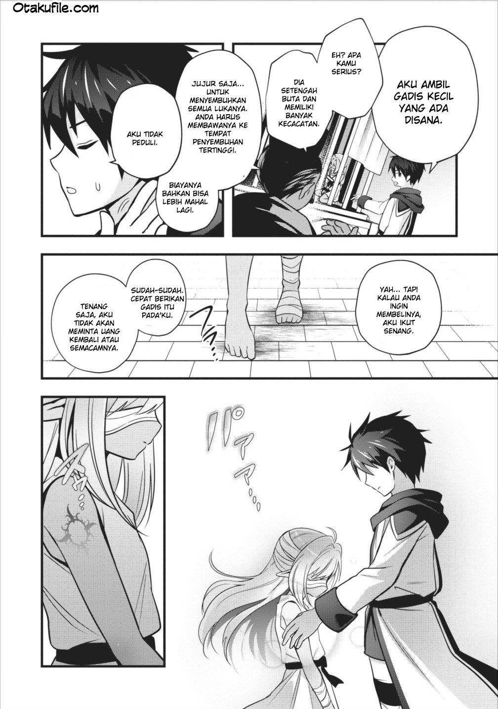 Isekai no Meikyuu Toshi de Chiyu Mahoutsukai Yattemasu chapter 1